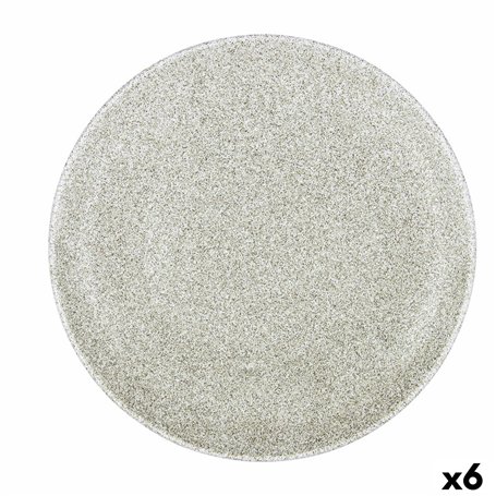 Plat pour pizza Bidasoa Element Hydrozero Beige Céramique Ø 30 cm (6 Unités)