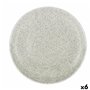 Plat pour pizza Bidasoa Element Hydrozero Beige Céramique Ø 30 cm (6 Unités)