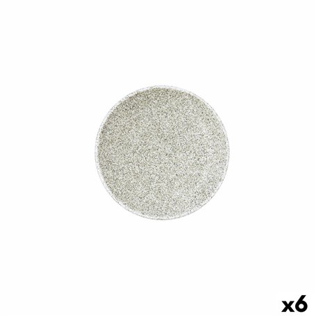 Assiette Bidasoa Element Hydrozero Beige Céramique Ø 15 cm Pain (6 Unités)