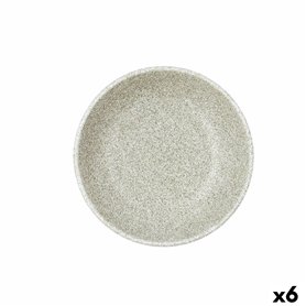 Assiette creuse Bidasoa Element Hydrozero Beige Céramique Ø 20 cm (6 Unités)