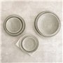 Assiette creuse Bidasoa Element Hydrozero Beige Céramique Ø 20 cm (6 Unités)