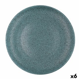 Plat pour pizza Bidasoa Element Hydrozero Bleu Céramique Ø 30 cm (6 Unités)