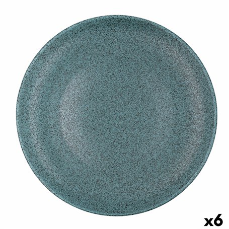 Plat pour pizza Bidasoa Element Hydrozero Bleu Céramique Ø 30 cm (6 Unités)
