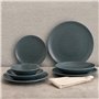 Assiette plate Bidasoa Element Hydrozero Bleu Céramique Ø 27 cm (6 Unités)