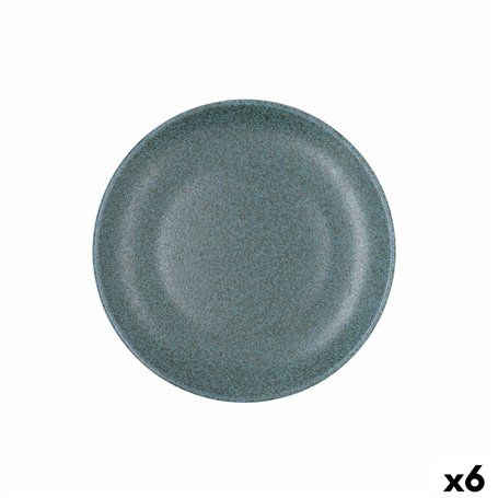 Assiette à dessert Bidasoa Element Hydrozero Bleu Céramique Ø 21 cm (6 Unités)