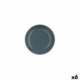 Assiette Bidasoa Element Hydrozero Bleu Céramique Ø 15 cm Pain (6 Unités)