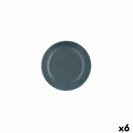 Assiette Bidasoa Element Hydrozero Bleu Céramique Ø 15 cm Pain (6 Unités)
