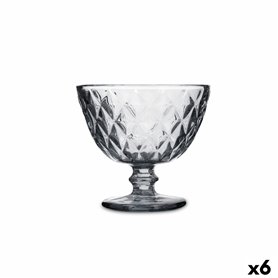 Coupe de glaces et de milkshakes Quid Maia Gris verre 300 ml (6 Unités)