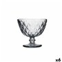 Coupe de glaces et de milkshakes Quid Maia Gris verre 300 ml (6 Unités)