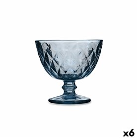Coupe de glaces et de milkshakes Quid Maia Bleu verre 300 ml (6 Unités)