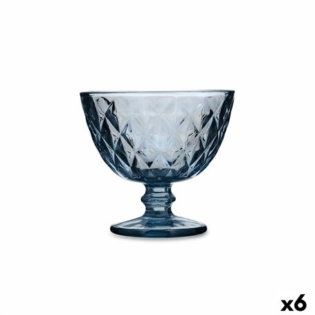Coupe de glaces et de milkshakes Quid Maia Bleu verre 300 ml (6 Unités)
