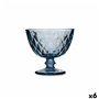 Coupe de glaces et de milkshakes Quid Maia Bleu verre 300 ml (6 Unités)