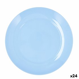 Assiette plate Luminarc Apy Paradise Azul Bleu verre Ø 25 cm (24 Unités)