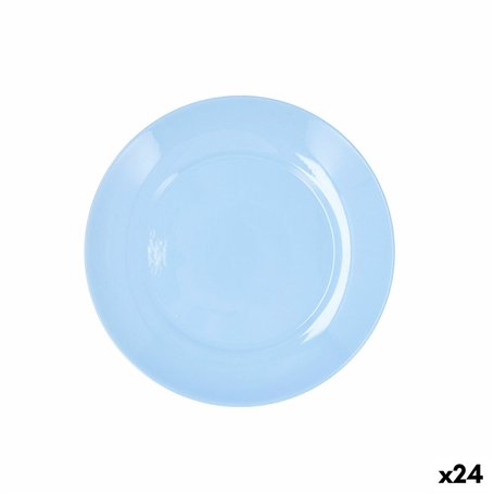 Assiette à dessert Luminarc Apy Paradise Bleu verre Ø 18 cm (24 Unités)