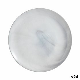 Assiette plate Luminarc Diwali Granit Marb Bicolore verre Ø 25 cm (24 Unités)