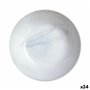 Assiette creuse Luminarc Diwali Granit Marb Bicolore verre Ø 20 cm (24 Unités)