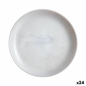 Assiette à dessert Luminarc Diwali Granit Marb Bicolore verre Ø 19 cm (24 Unités)