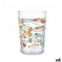 Verre d'eau Luminarc Peces Multicouleur verre Poissons 500 ml (6 Unités)