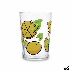 Verre d'eau Luminarc Limones Multicouleur verre Citron 500 ml (6 Unités)