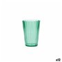 Verre d'eau Quid Iris Vert Plastique 400 ml (12 Unités)