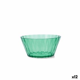 Bol pour Apéritifs Quid Iris Vert Plastique (12 Unités)