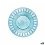 Assiette plate Quid Gaia Turquoise Plastique Ø 19 cm (12 Unités)