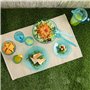 Assiette plate Quid Gaia Turquoise Plastique Ø 19 cm (12 Unités)