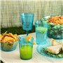 Assiette plate Quid Gaia Turquoise Plastique Ø 19 cm (12 Unités)