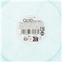 Assiette plate Quid Gaia Turquoise Plastique Ø 19 cm (12 Unités)