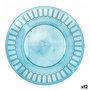 Assiette plate Quid Gaia Turquoise Plastique Ø 26 cm (12 Unités)