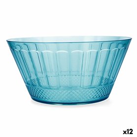 Saladier Quid Gaia Turquoise Plastique Ø 25 cm (12 Unités)