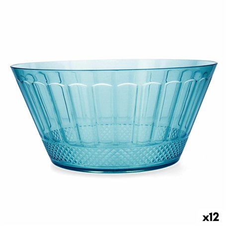 Saladier Quid Gaia Turquoise Plastique Ø 25 cm (12 Unités)