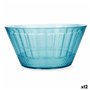 Saladier Quid Gaia Turquoise Plastique Ø 25 cm (12 Unités)