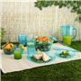 Saladier Quid Gaia Turquoise Plastique Ø 25 cm (12 Unités)
