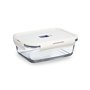 Boîte à lunch hermétique Luminarc Baltic Crème verre 1,22 L (6 Unités)