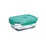 Boîte à lunch hermétique Luminarc Turquesa Turquoise verre 820 ml (6 Unités)