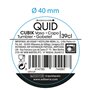 Verre Quid Cubik Transparent verre 390 ml (6 Unités)