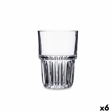 Verre Quid Cubik Transparent verre 310 ml (6 Unités)