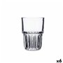 Verre Quid Cubik Transparent verre 310 ml (6 Unités)