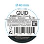 Verre Quid Cubik Transparent verre 310 ml (6 Unités)
