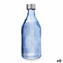 Bouteille d'eau Quid Maison Blue marine verre 1 L (12 Unités)