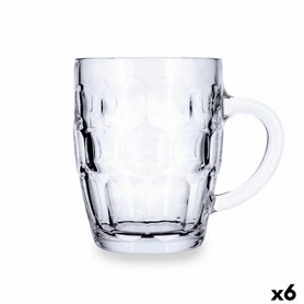 Chope à bière Quid Espuma Transparent verre 560 ml (6 Unités)