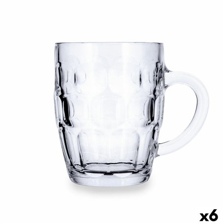 Chope à bière Quid Espuma Transparent verre 560 ml (6 Unités)