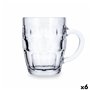 Chope à bière Quid Espuma Transparent verre 560 ml (6 Unités)