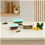 Boîte à lunch hermétique Luminarc Joy Orange verre 800 ml (6 Unités)