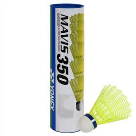 YONEX Mavis 350 Volant en Nylon avec Capuchon Bleu (Jaune)