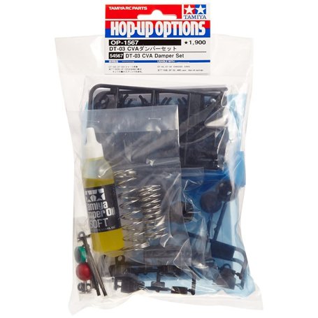 TAMIYA 54567-000 300054567 - DT-03 CVA Kit d'amortisseur d'huile Court/Mini 2+2