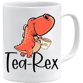 Acen Merchandise JungleMug Mug Dinosaure Drôle | Tea Rex Humour T-Rex | Tasse Cadeau Geek Originale | Idée Cadeau Anniversaire H