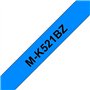 Brother MK521BZ Cassette de Ruban 9 mm Noir sur Bleu 8M