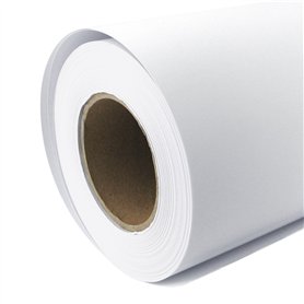 Rouleau de papier pour traceur mat 128 g/m² 61 cm x 30 m A1 A2 pour traceur à jet d'encre universel imperméable à l'eau Convient